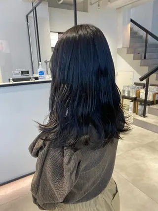 ロング カラー 顔周りカット/透明感 カラー✂️MEIのヘアスタイル
