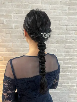 ロング ヘアアレンジ Topstylist YUKIのヘアスタイル