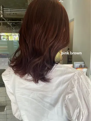 ミディアム カラー パーマ メンズ cipre miyabiのヘアスタイル