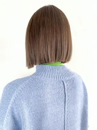 ミディアム カラー パーマ ヘアアレンジ ITbyALBUM 浦和店のヘアスタイル