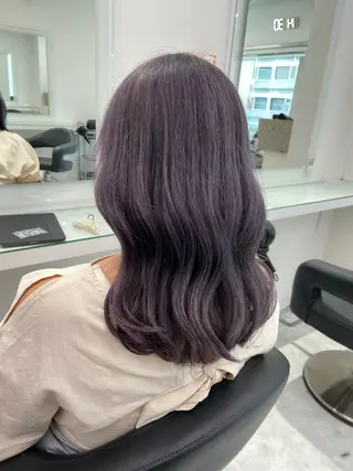 ロング カラー モテ髪ハイトーン🫧 serina🎀池袋のヘアスタイル