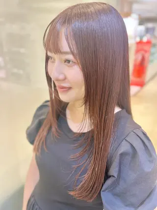 ロング カラー 縮毛矯正/髪質改善/ 艶髪ササキナツミのヘアスタイル