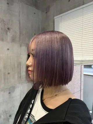 ショート ボブ/ブリーチなし艶 カラー🫧sHOMaのヘアスタイル