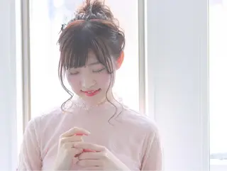 セミロング ヘアアレンジ 柳澤 興輝のヘアスタイル