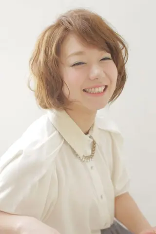 ミディアム カラー パーマ ヘアアレンジ 中間 将人のヘアスタイル