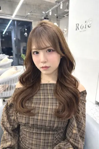ロング 博多ベージュ 🐻松井傑のヘアスタイル