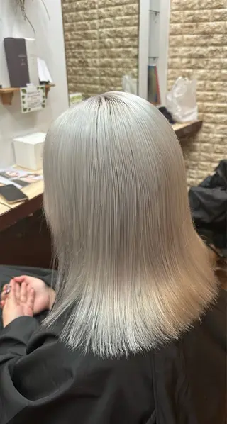 ミディアム カラー ハイトーン/デザイン カラー/大輔のヘアスタイル