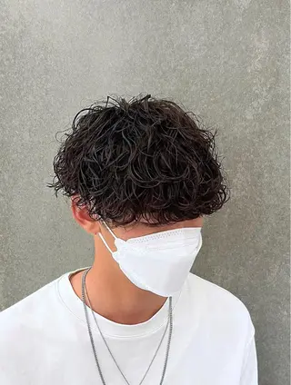 ショート パーマ メンズ 瀧野 翔吾【メンズ特化】のヘアスタイル