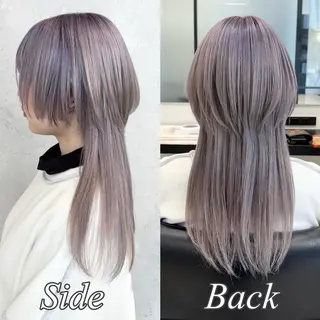 ロング カラー ヘアアレンジ ｲﾝﾅｰｶﾗｰ屋さん 🫧伊藤拓実のヘアスタイル