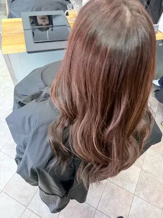 ロング 永木 楓のヘアスタイル