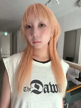 ロング カラー ヘアアレンジ 丸山渉/表参道 レイヤーボブのヘアスタイル