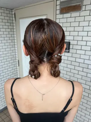 ヘアアレンジ 大人可愛いヘアメイク 💋🧚‍♀️しずかのヘアスタイル