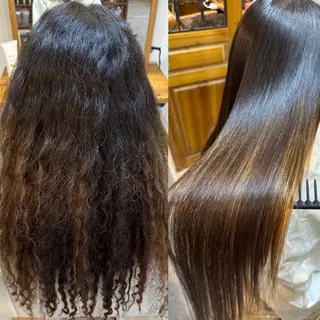 ロング パーマ 髪質改善/山根勇平 /完全マンツーマンのヘアスタイル