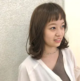 ミディアム カラー 丹家 海人のヘアスタイル