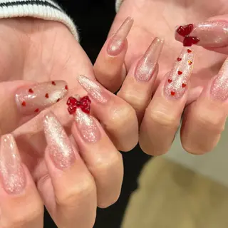 ネイル ワンホン/キラキラ ネイル💎yukaのネイルデザイン