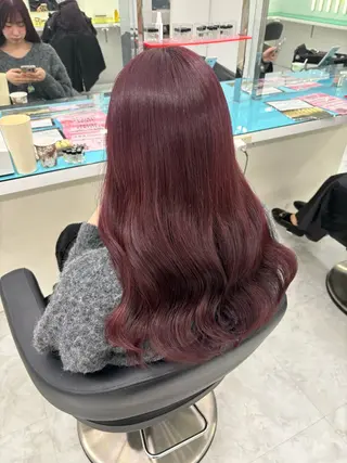 セミロング ブリーチなし暖色 💗AKARI💗のヘアスタイル