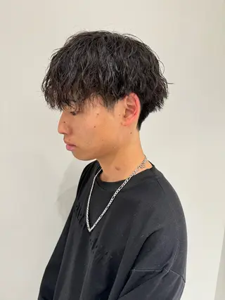 ショート パーマ メンズ メンズパーマ特化/ メッシュ/薫/店長のヘアスタイル