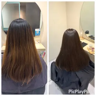 セミロング 丹野 圭太のヘアスタイル