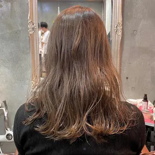 セミロング カラー ヘアアレンジ 【ダメージレス施術】 【透明感】北村 拓也のヘアスタイル