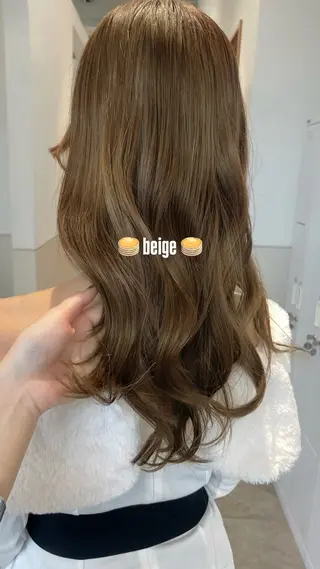 セミロング カラー 抜け感ボブ×パーマ |kazaneのヘアスタイル