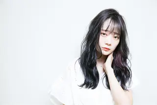 カラー メンズパーマレイヤー 西山賢志のヘアスタイル