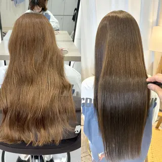 ロング EIGHT plum TOKIOリミテッドのヘアスタイル