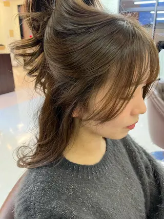 ロング カラー 樋口智士/倉敷/中庄 /縮毛矯正/髪質改善のヘアスタイル