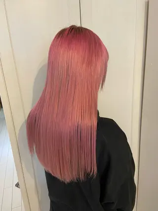 ロング ハイトーン/エクステ 韓国風/y2kカイラのヘアスタイル