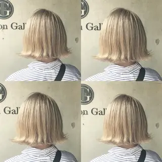ミディアム カラー ヘアアレンジ 🫧柔色/トレンド カラー/川辺晴加のヘアスタイル