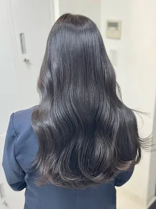 ロング カラー 髪質改善Ⅰ透明感 艶カラーⅠたつやのヘアスタイル