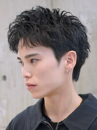 ショート メンズ 深谷 侑亮のヘアスタイル