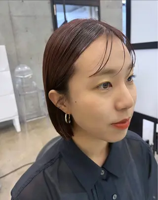 ショート カラー 暖色カラー/ピンク カラー/HARUKAのヘアスタイル
