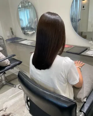 セミロング 千原 海颯のヘアスタイル