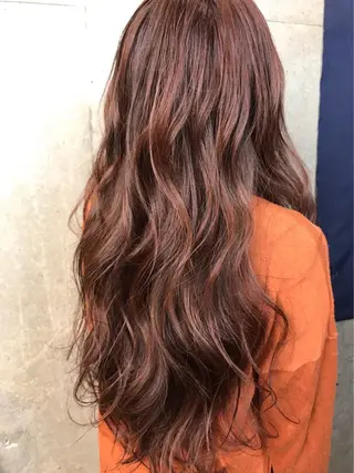 ロング カラー 白髪ぼかし×デザイン 🕊️🫧ホウジョウのヘアスタイル