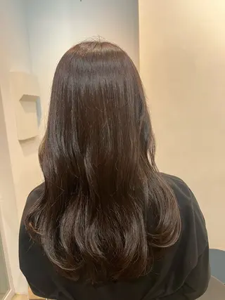 セミロング カラー -みつま はるな-のヘアスタイル