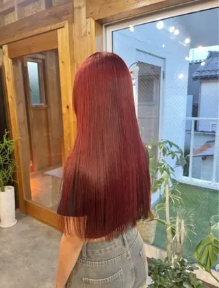 カラー ⛅️柔らかハイトーン ×モテ艶🍒ももかのヘアスタイル