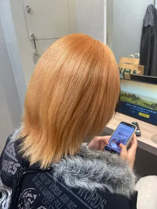 カラー メンズ 栄/レイヤーカット /ケアブリーチ🍁楓のヘアスタイル
