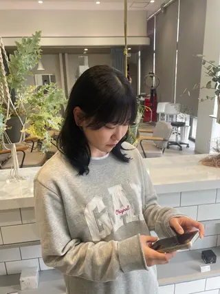 ミディアム 荒木美紅 /熊谷美容室のヘアスタイル