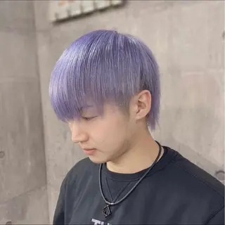 ロング カラー メンズ Ryoichi⛓️ 韓国ヘア/ハイトーンのヘアスタイル