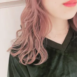セミロング カラー パーマ ヘアアレンジ 【ツヤ髪美容師】 ツダケイスケのヘアスタイル