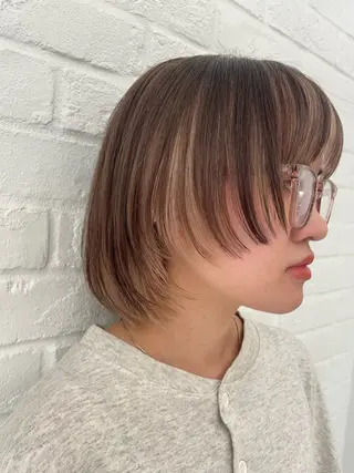 ショート カラー 【吉祥寺】ショート/ レイヤーボブ/ryoのヘアスタイル