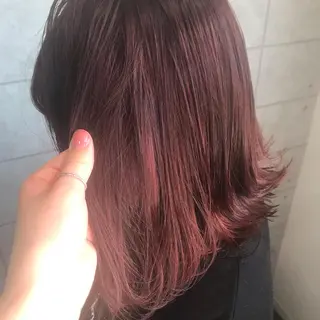ショート カラー ヘアアレンジ 烏丸韓国ヘア🇰🇷 ayaka🎀のヘアスタイル