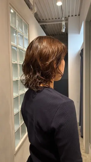 ミディアム パーマ ☆ HARUKA ☆のヘアスタイル
