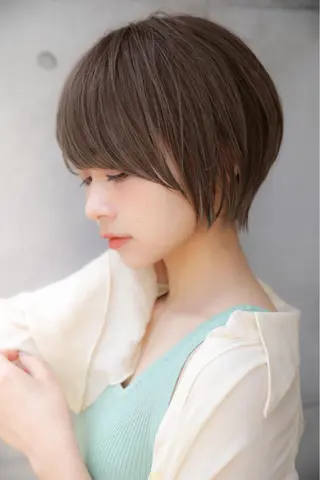 ショート カラー 岡安優太 顔まわり似合せが得意のヘアスタイル