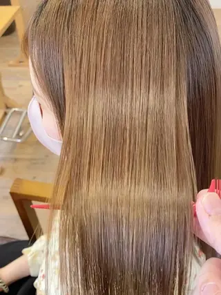 ミディアム 髪質改善特化KIZU /艶髪研究（京都）のヘアスタイル