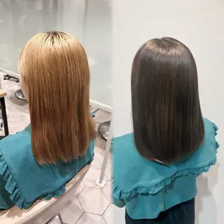 ロング カラー 髪質改善カラー/ meguのヘアスタイル