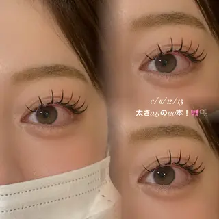 マツエク・マツパ toujours momo🍑のマツエク・マツパデザイン