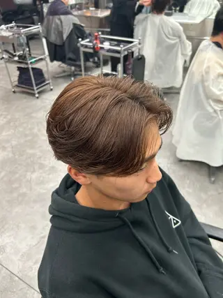 ミディアム パーマ メンズ メンズ特化🔥 渡邉愛斗のヘアスタイル