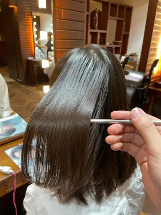 ミディアム stylist YUTOのヘアスタイル