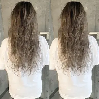 ロング カラー ⭐️横浜ブリーチ特化 美容師　堤涼⭐️のヘアスタイル